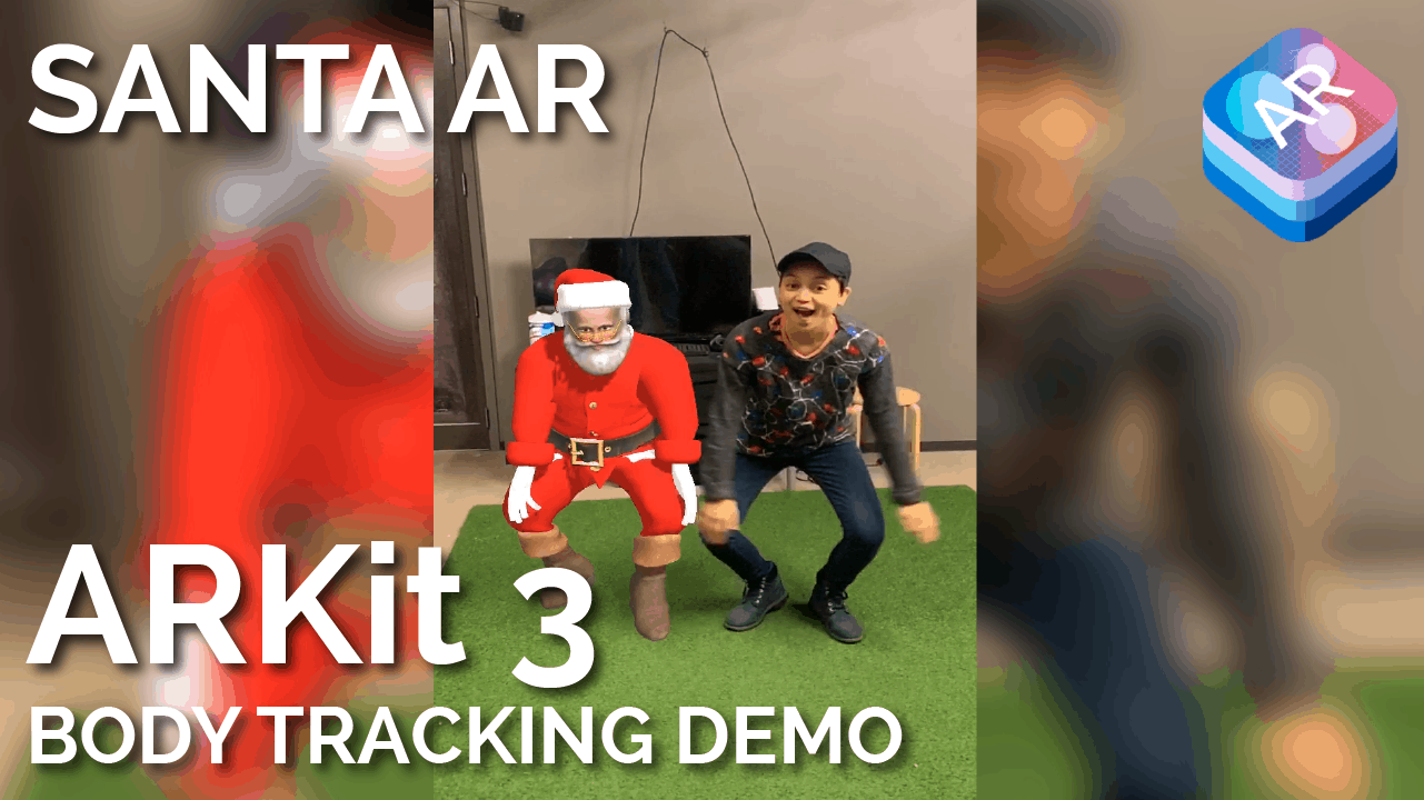 AR Santa – ARkit 3 Body Tracking Demo