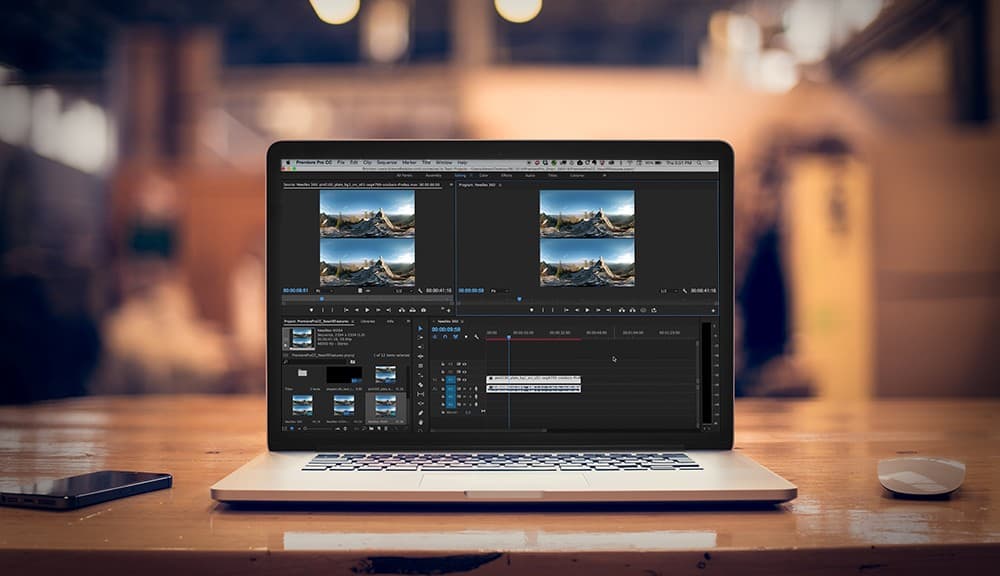 Editing 360 video on macbook pro
