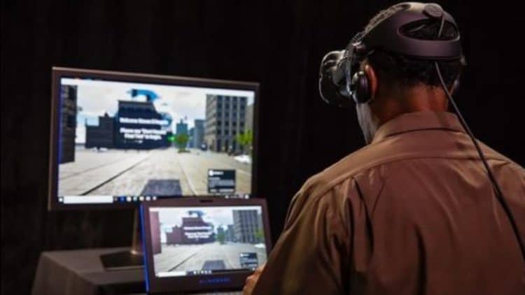 UPS VR Training simulation